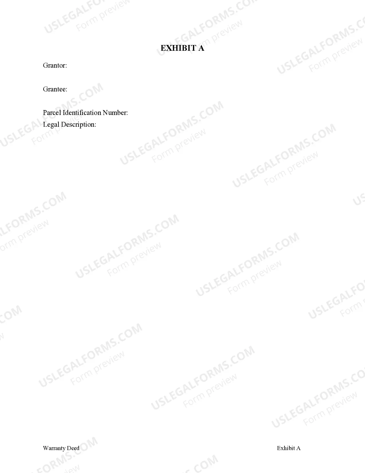 Preview Warranty Deed from Individual to a Trust