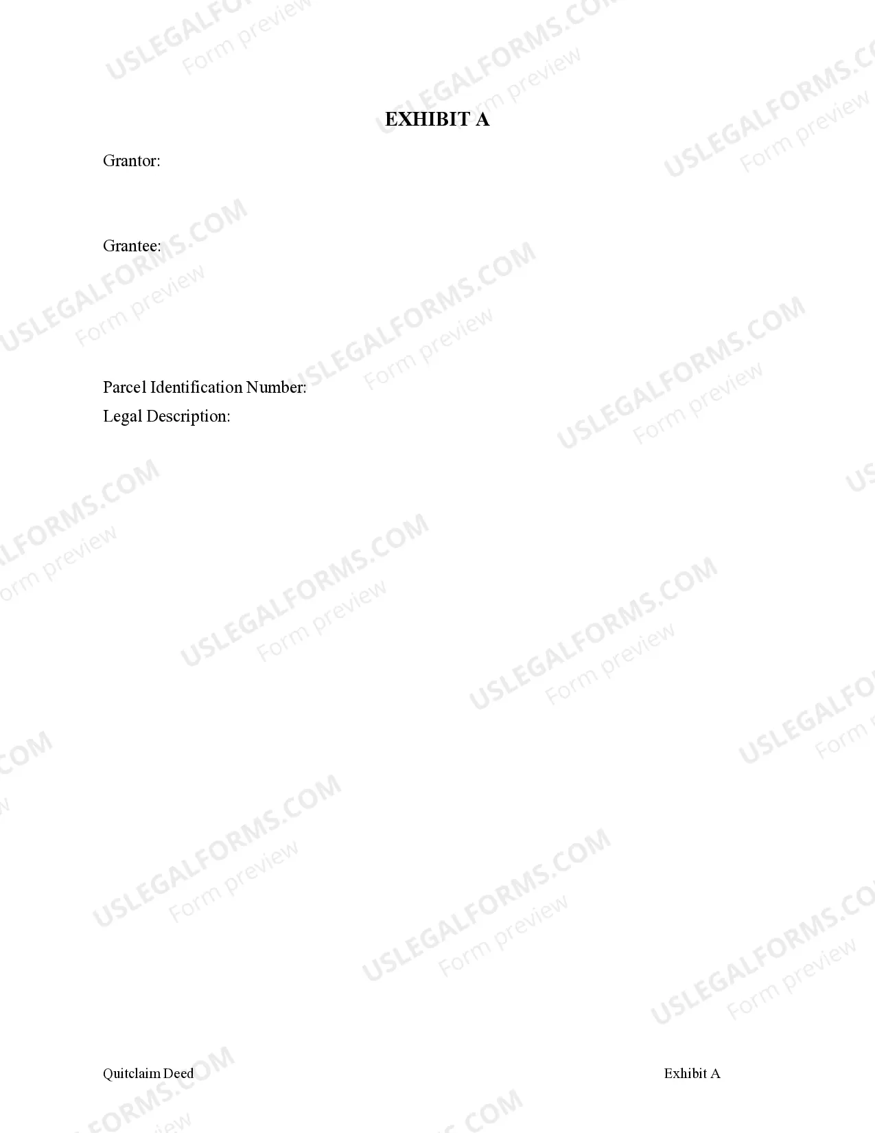 Preview Quitclaim Deed - Husband and Wife to Four Individuals