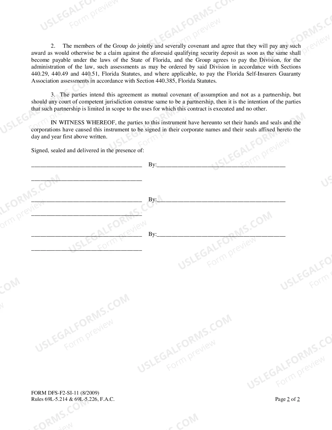 Preview Indemnity Agreement