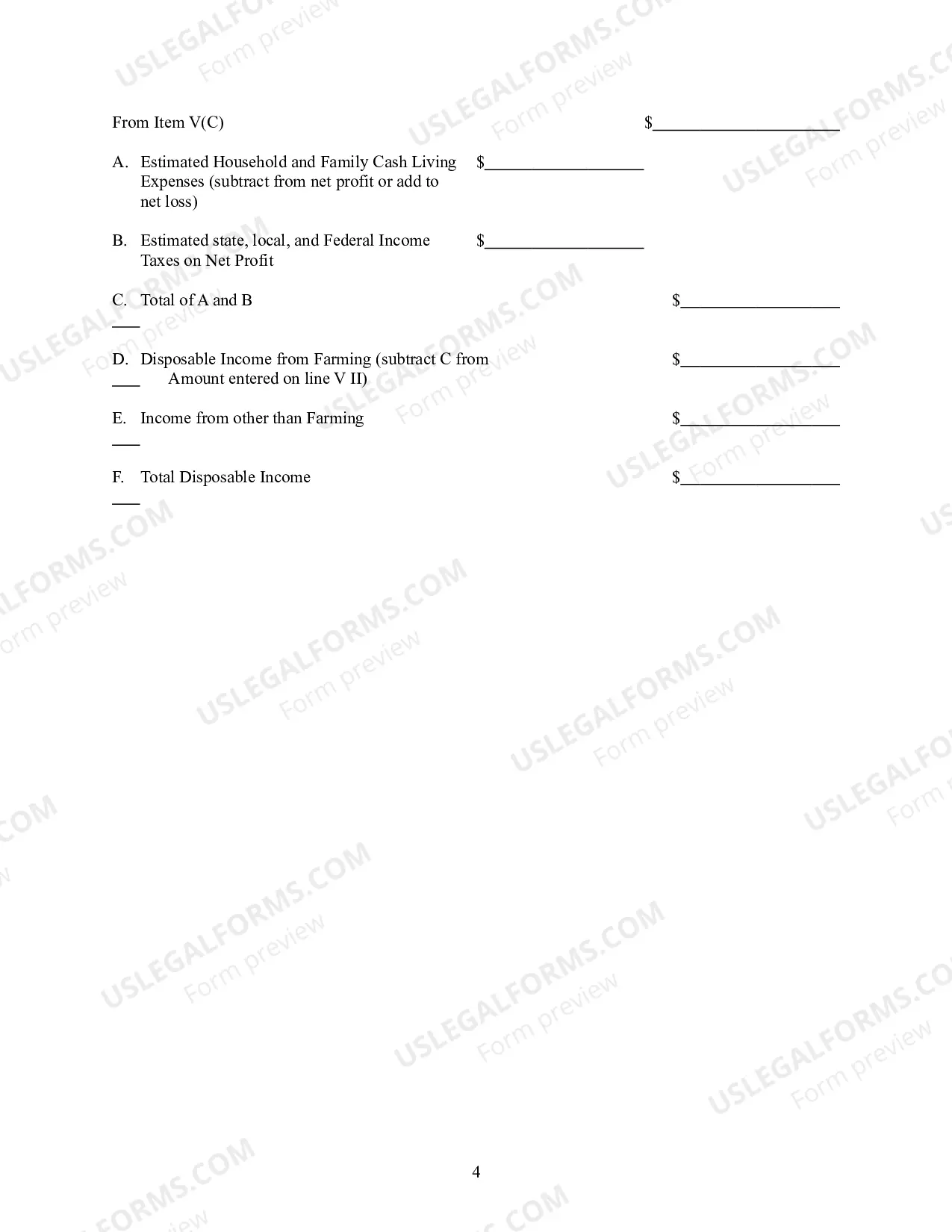 Preview Chapter 12 Case Summary of Operations-Family Farmer