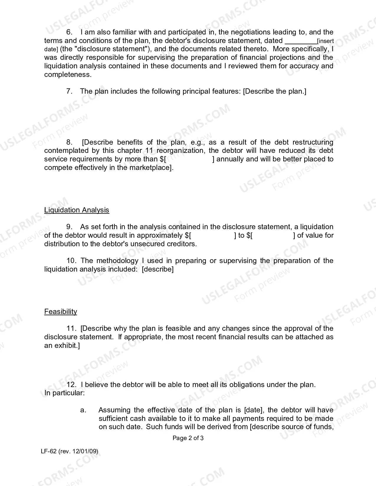 Preview Confirmation Affidavit