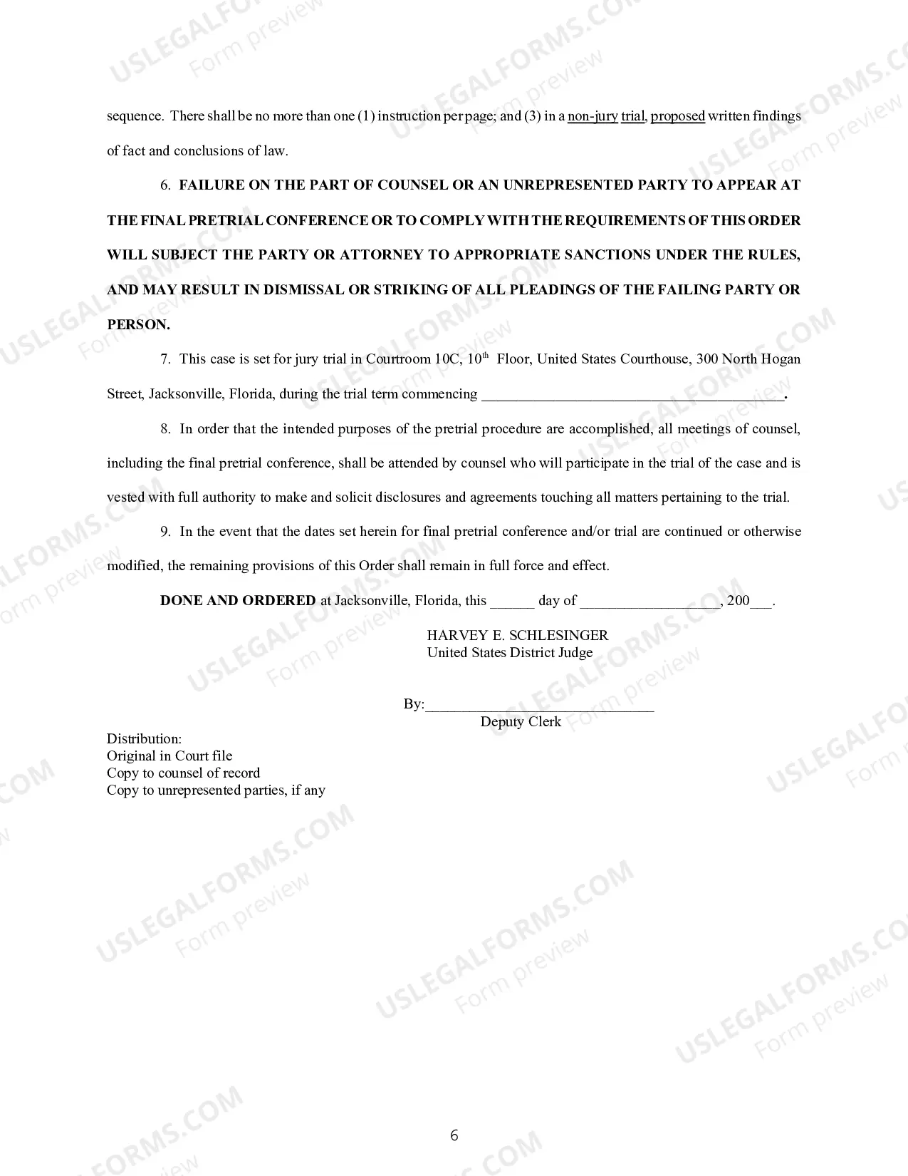 Preview Case Management And Scheduling Order (Judge Schlesinger)