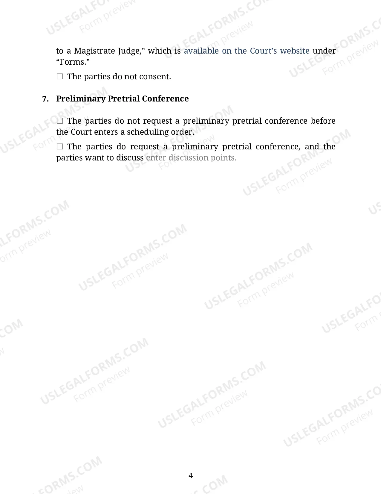 Preview Case Management Report (Jacksonville)
