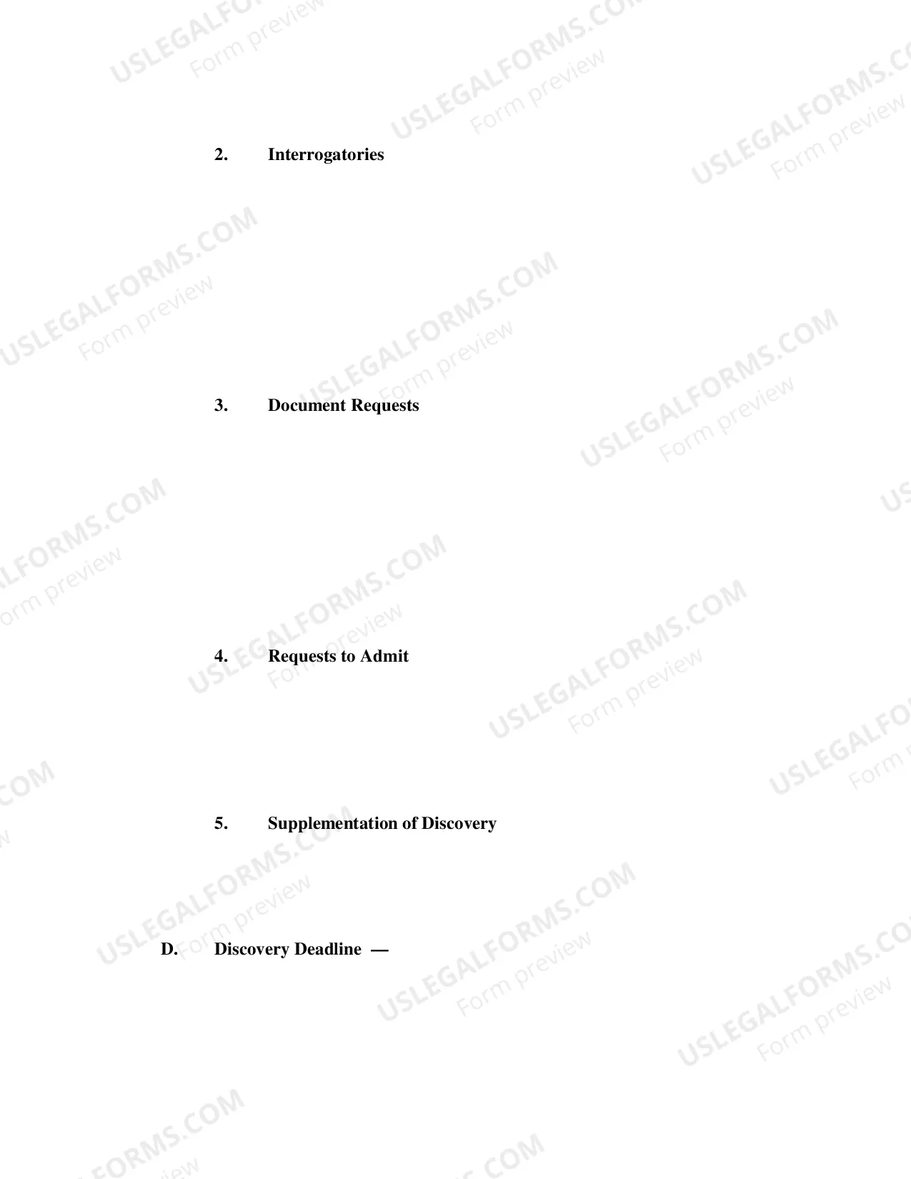 Preview Case Management Report (Judge Conway)