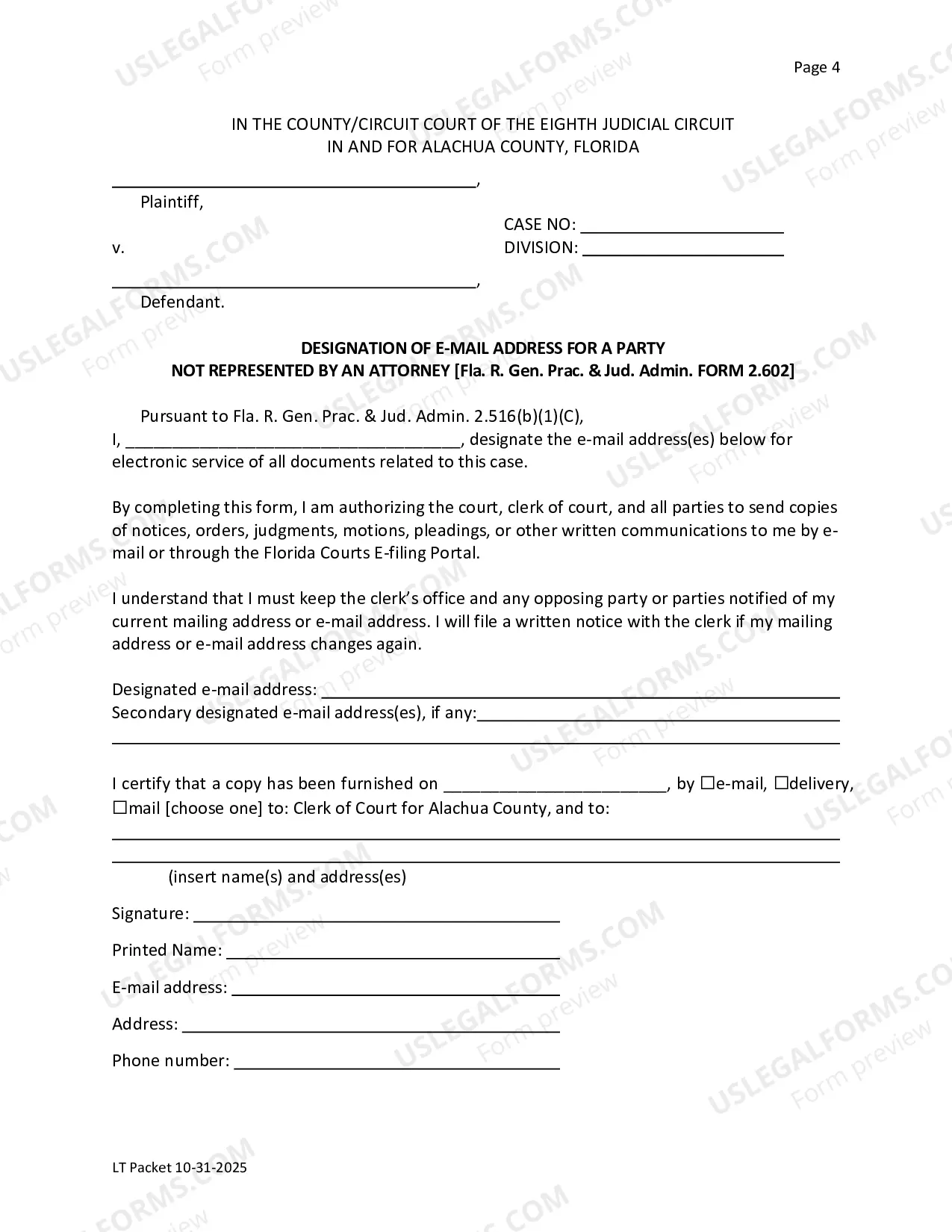 Preview Landlord Tenant Package