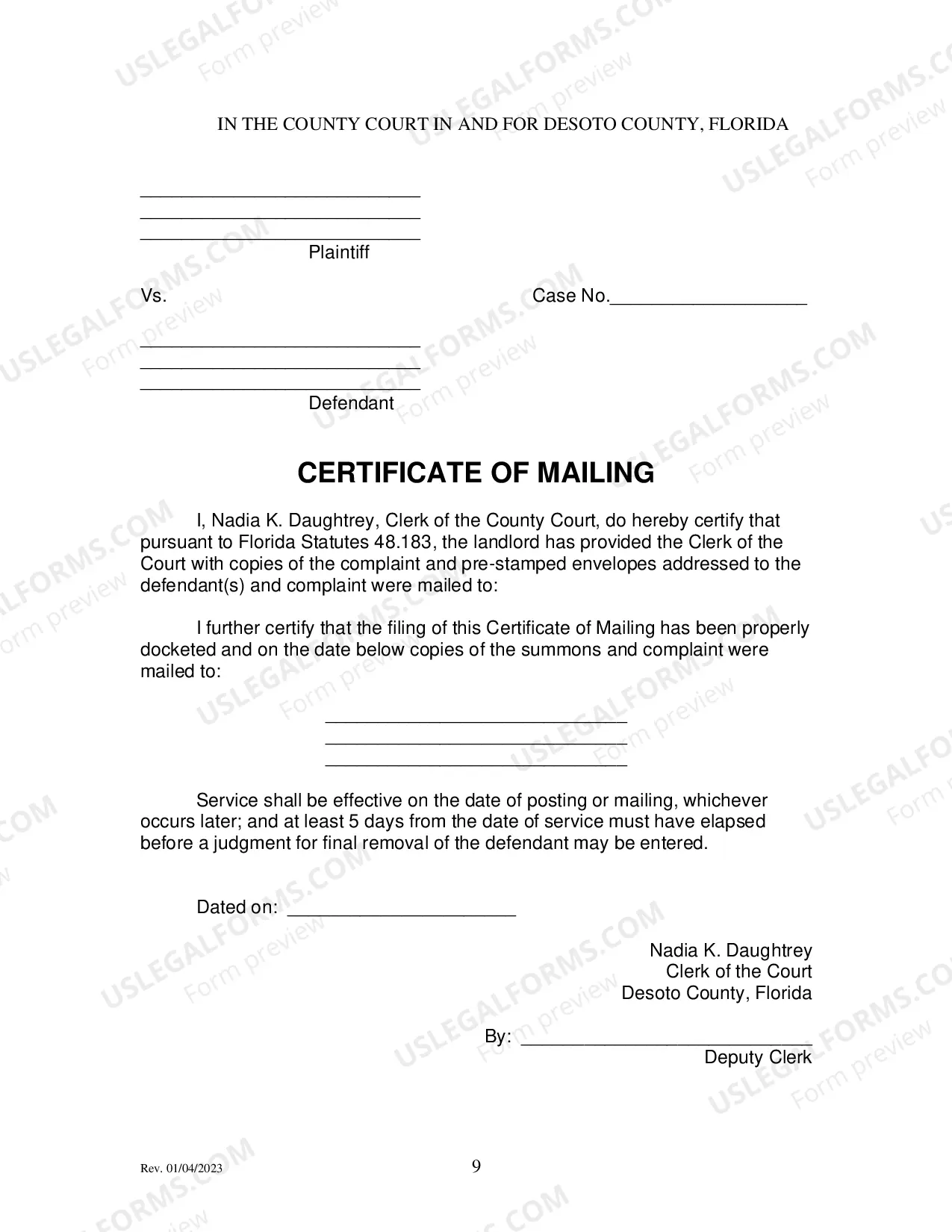 Preview Tenant Eviction Packet (Seven Day Notice with Cure)