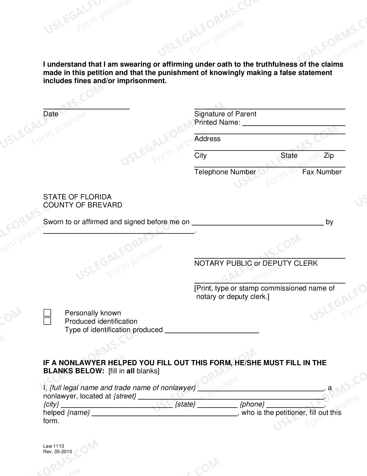 Preview Joint Petition For Adoption By Stepparent