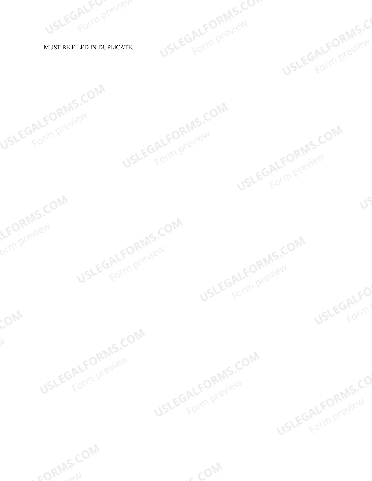 Preview Statement of Claim