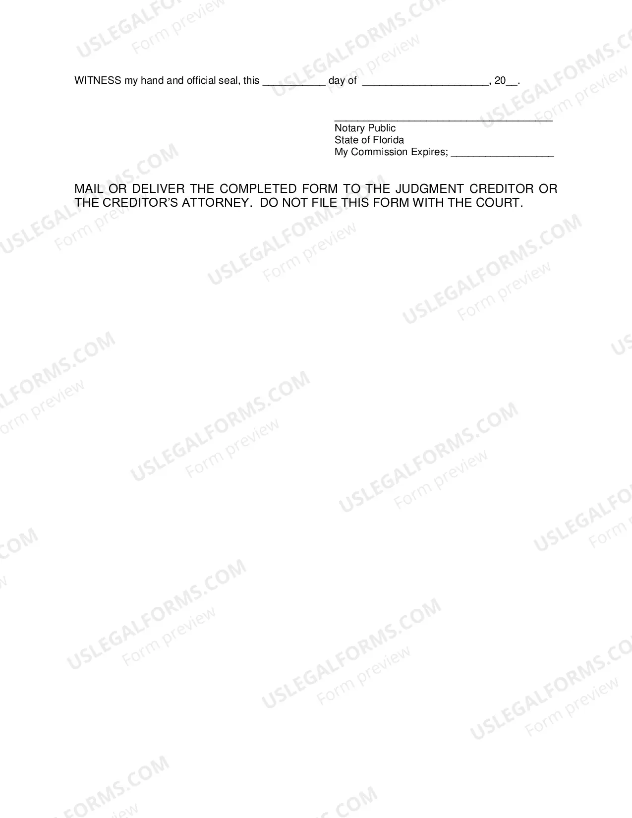 Preview Fact Information Sheet - Business Entity