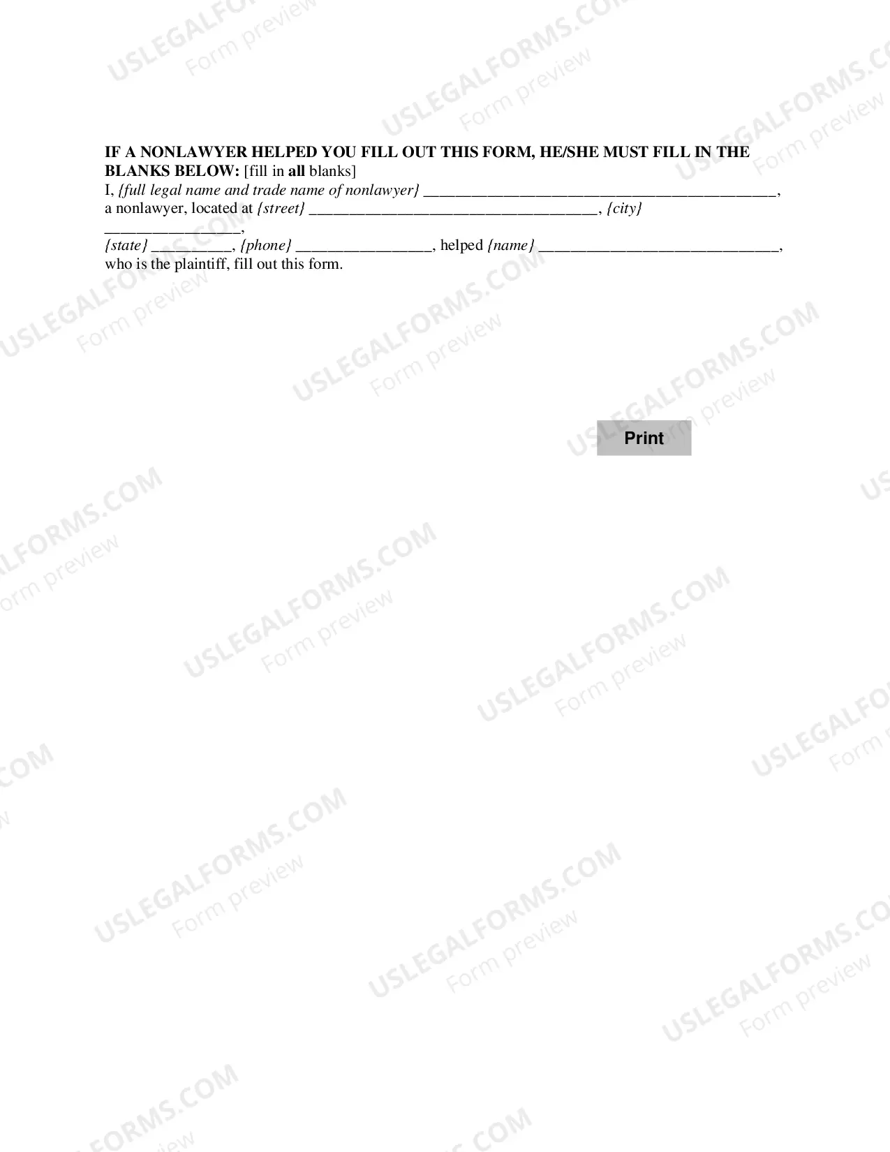 Preview Affidavit of Diligent Search And Inquiry (Probate)