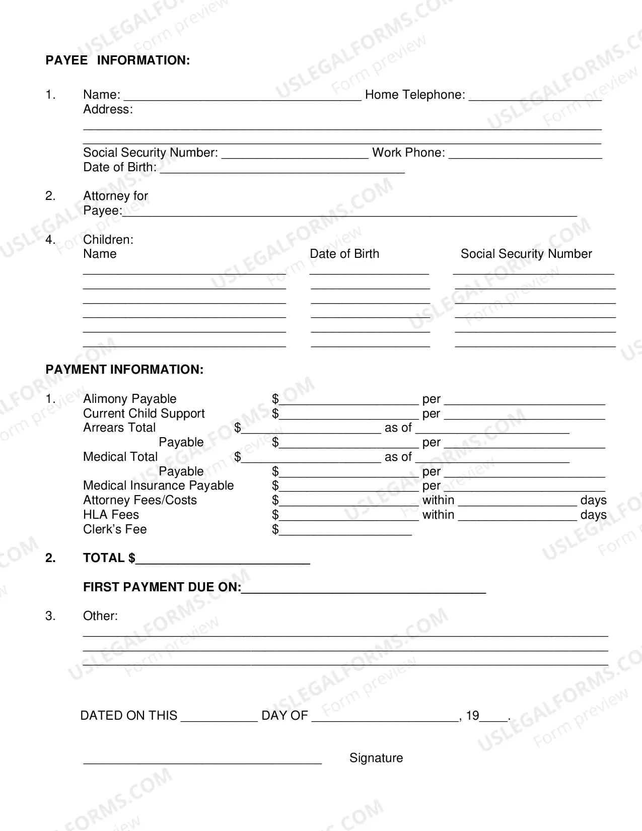 Preview Memorandum To Clerk