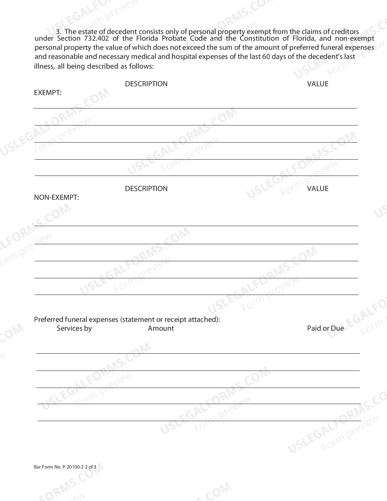 Preview Disposition of Personal Property Without Administration Verified Statement