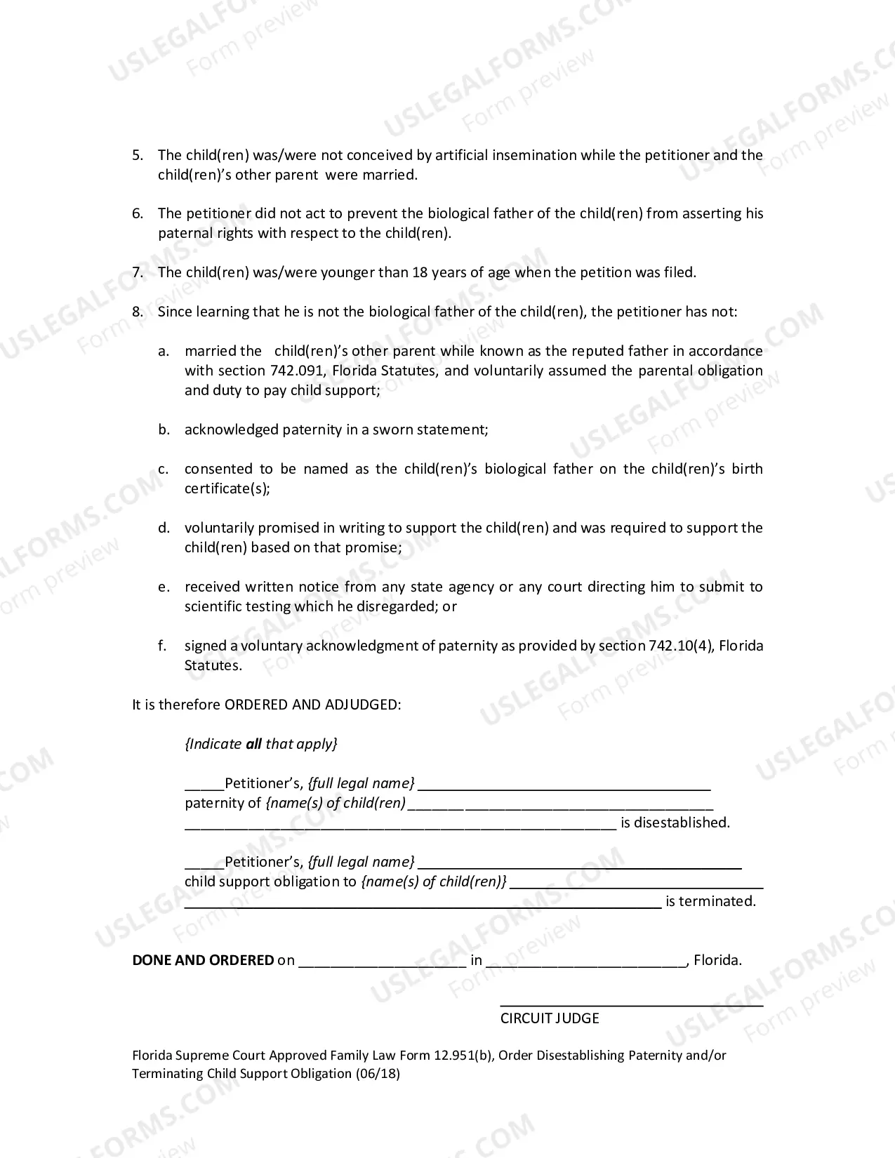 Preview Order Terminating Child Support And Or Alimony Payments