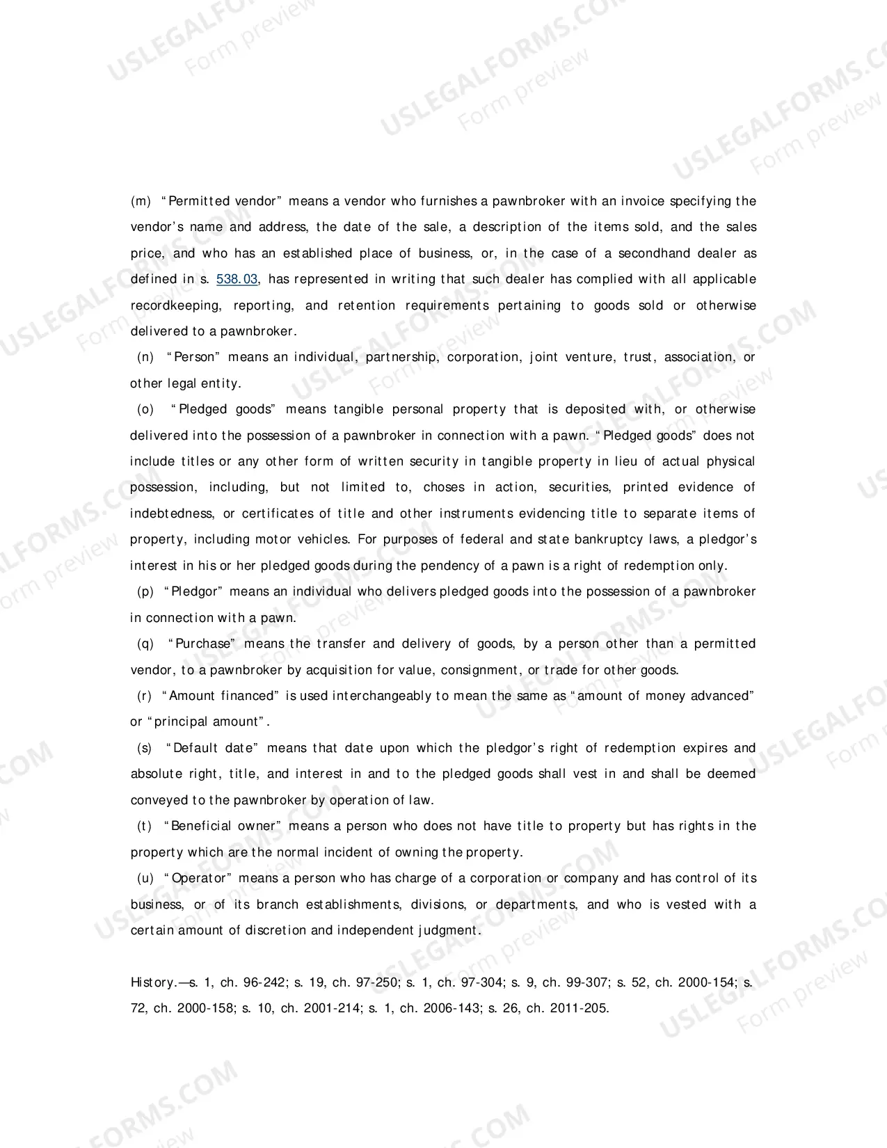 Preview Statement of Claim For Return Of Property (Replevin-Pawnbroker)