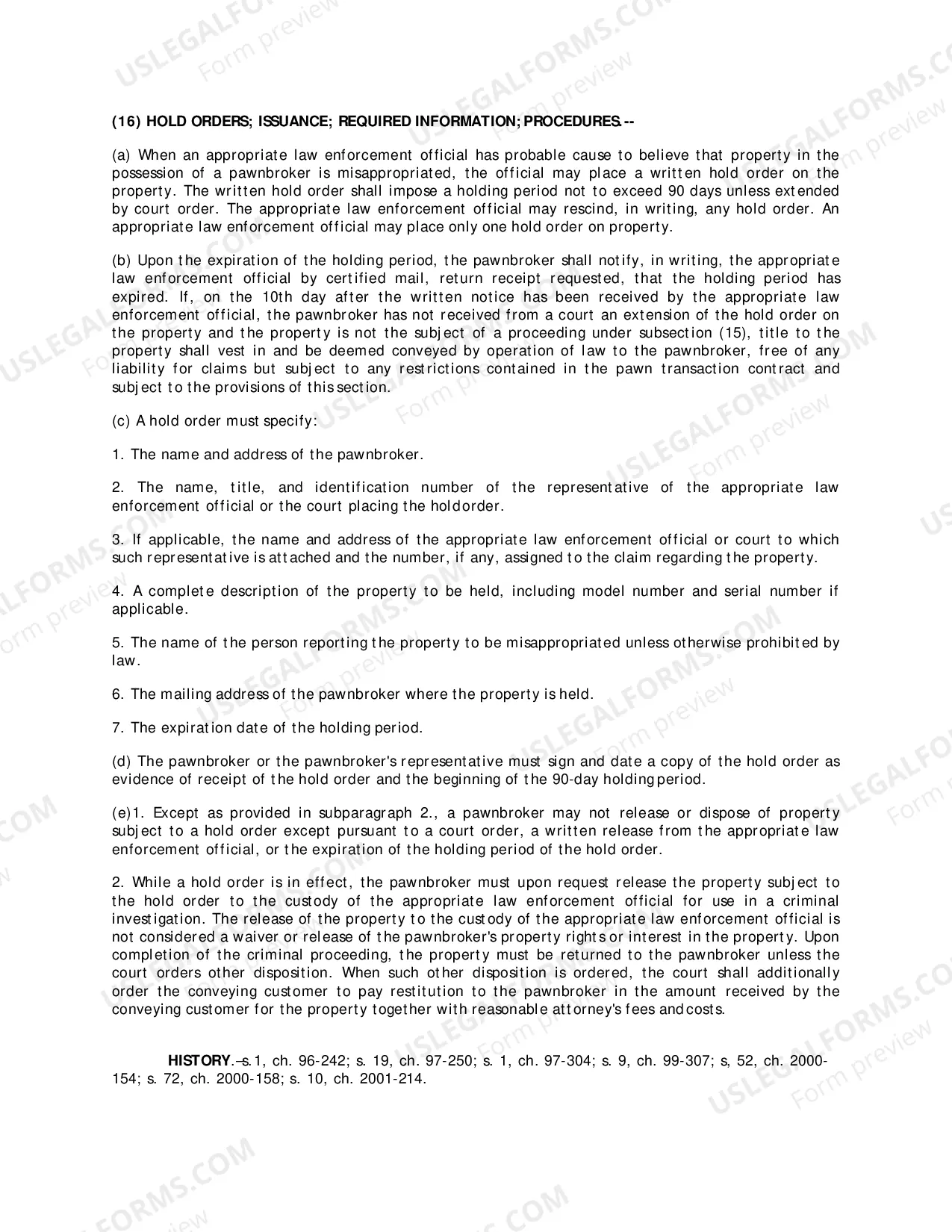Preview Statement of Claim For Return Of Property (Replevin-Pawnbroker)