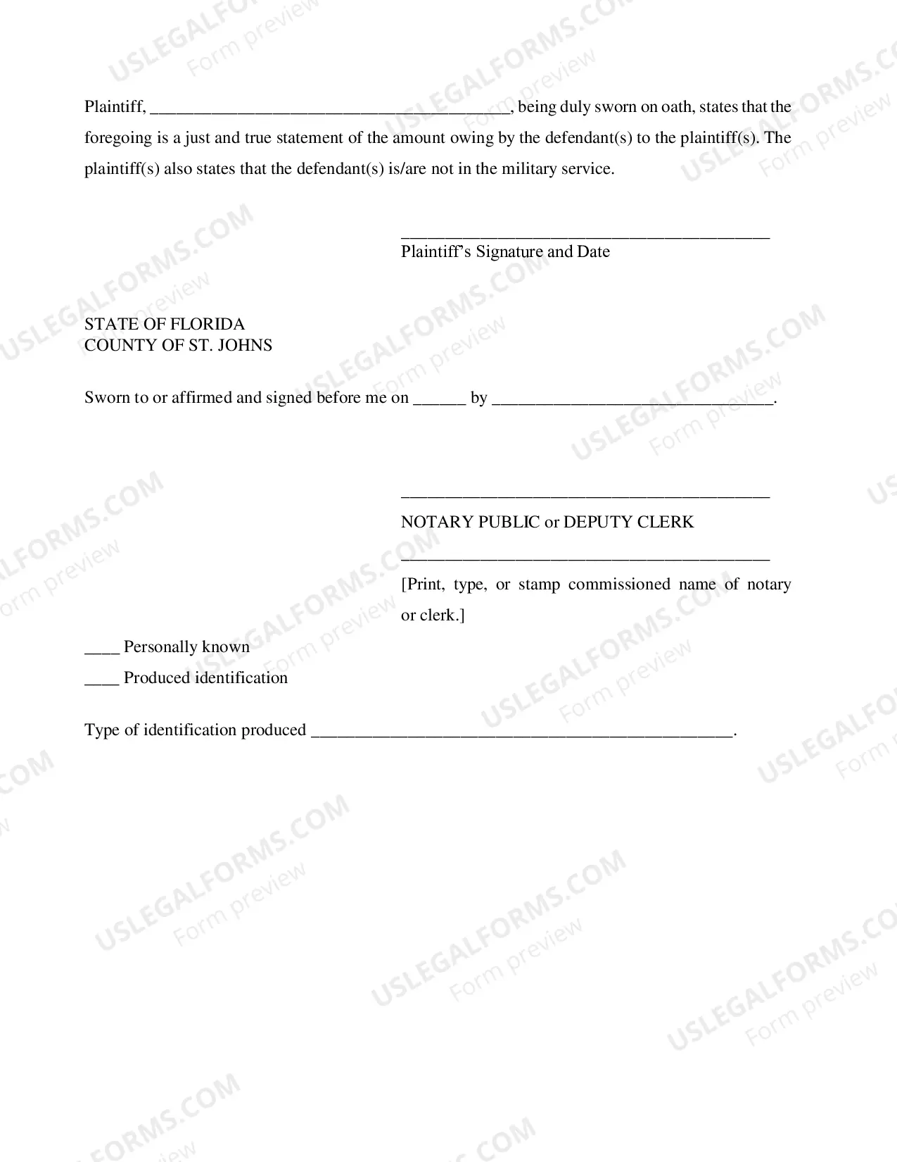 Preview General Complaint
