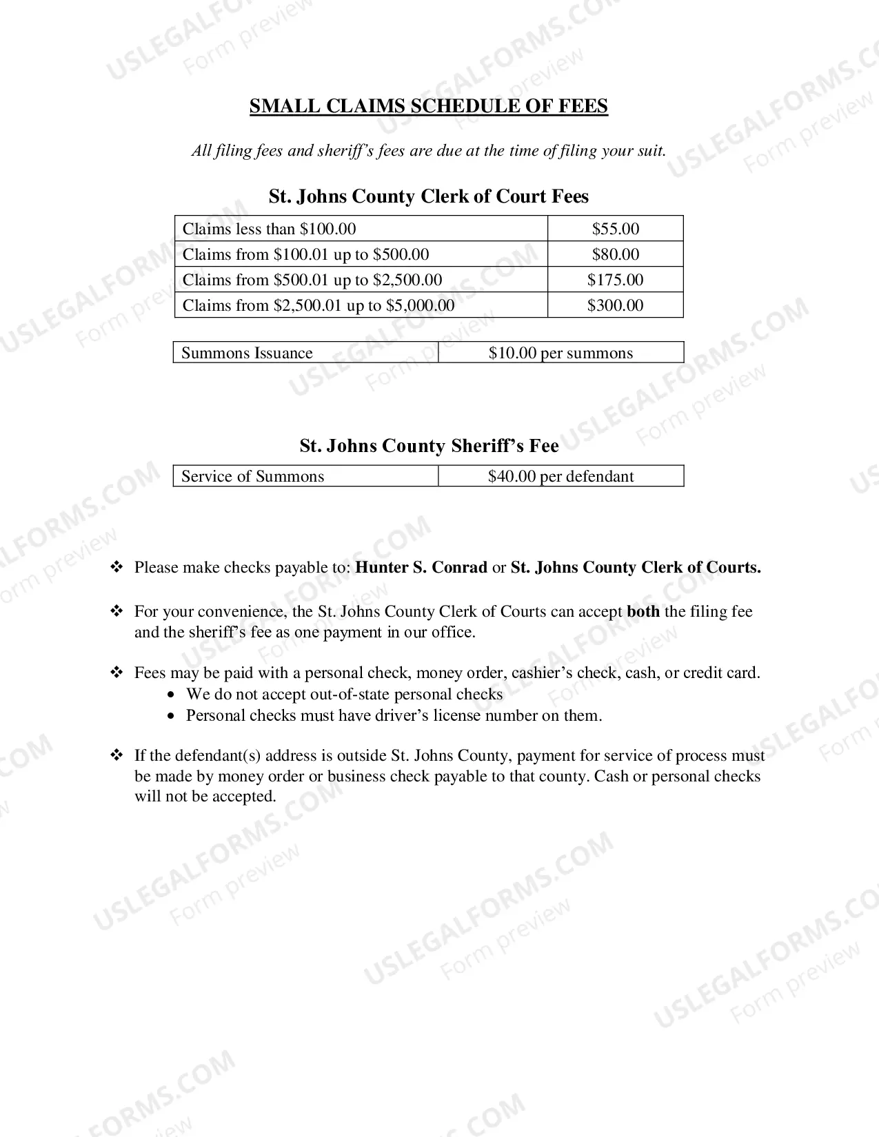 Preview General Complaint