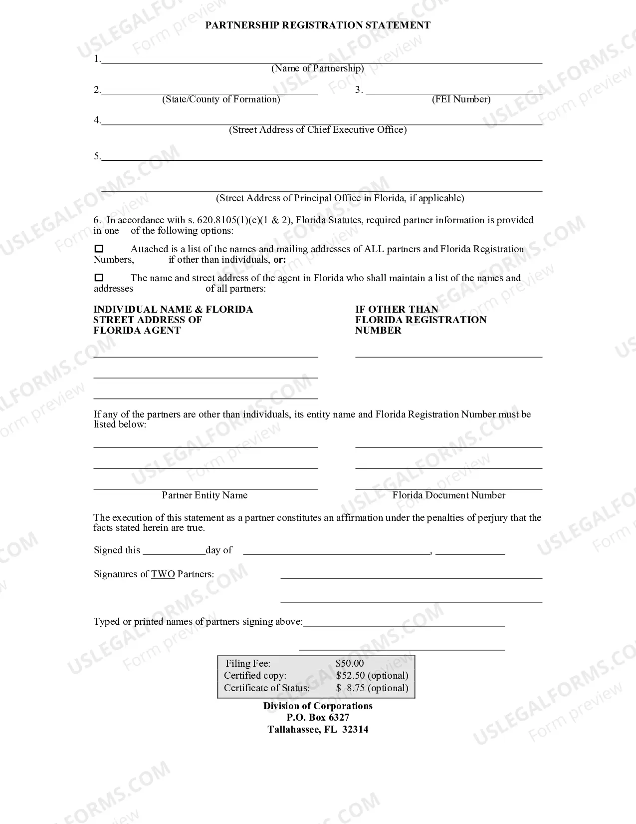 Preview Certificate of Conversion For Other Organization Into Florida Partnership