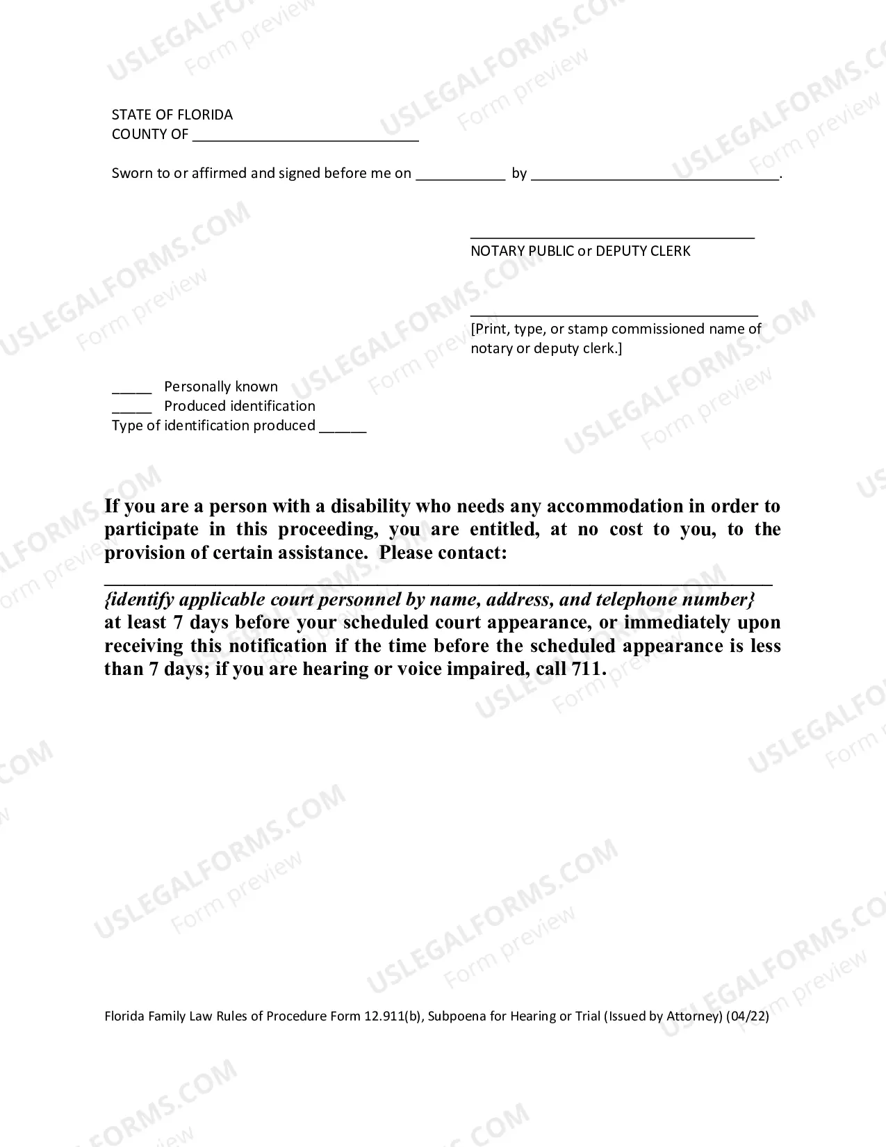 Preview Subpoena For Trial (For Issuance By Attorney)