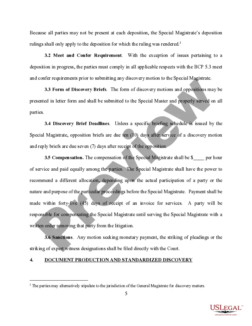 Preview Complex Construction Case Management Order