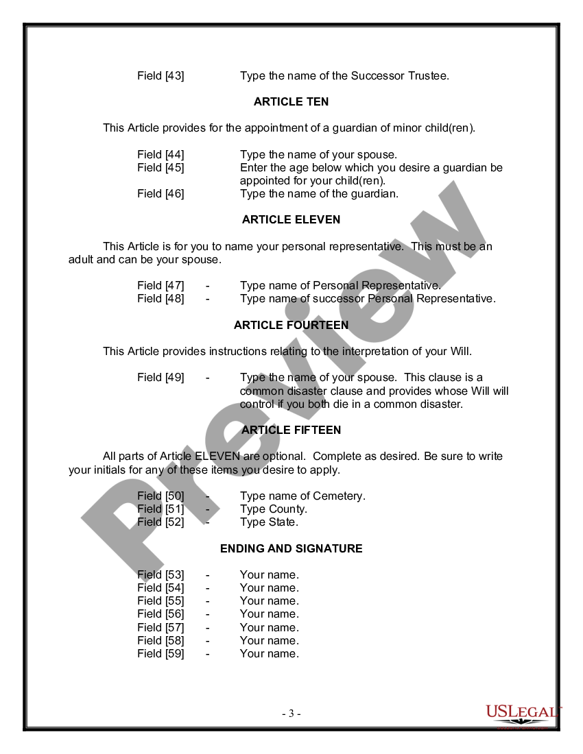 jacksonville-florida-legal-last-will-and-testament-form-for-married