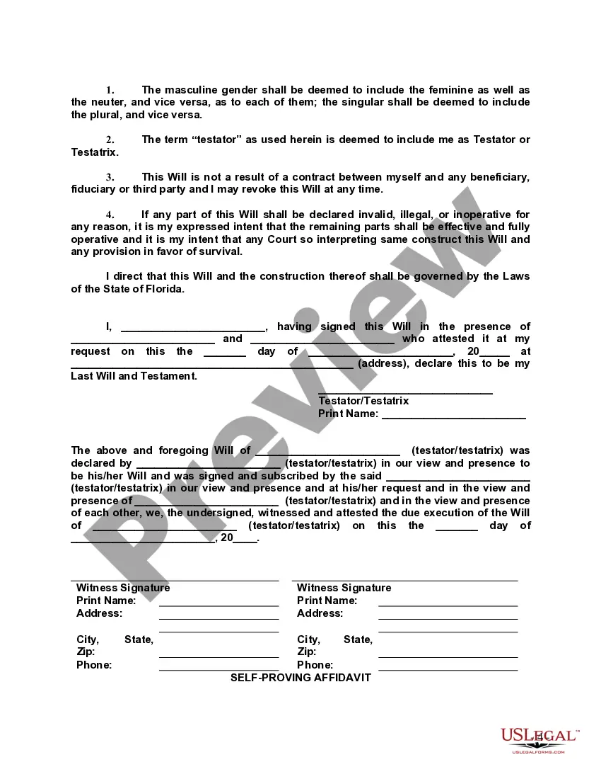 Get Last Will and Testament with All Property to Trust called a Pour Over Will Preview Last Will and Testament with All Property to Trust called a Pour Over Will