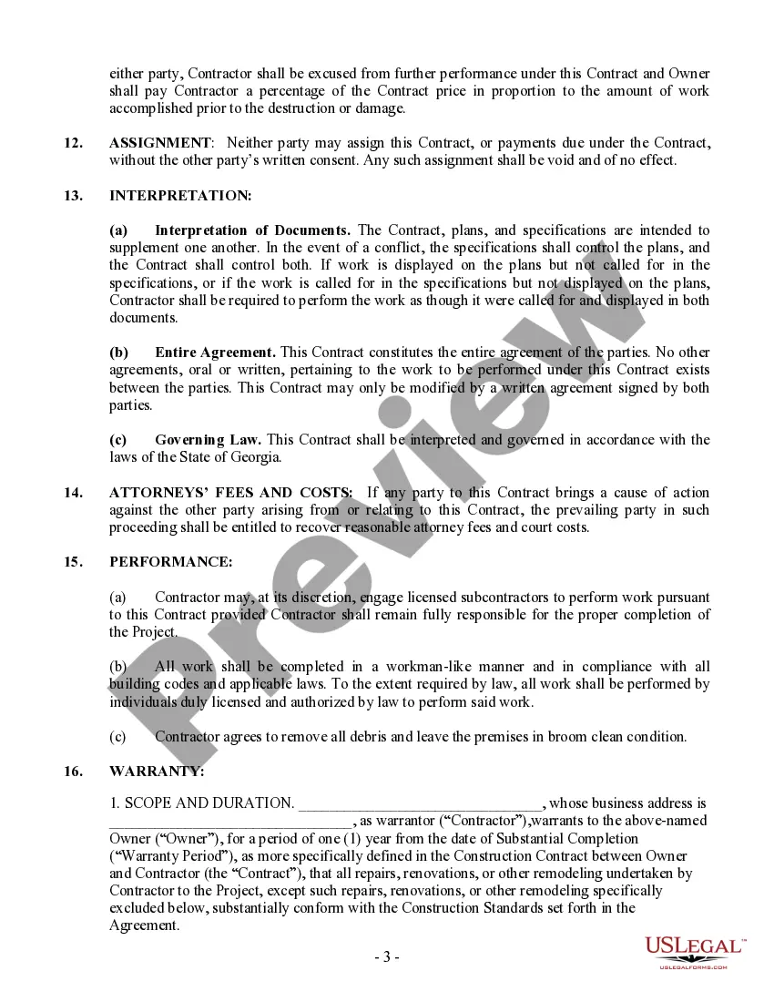Get Fencing Contract for Contractor Preview Fencing Contract for Contractor