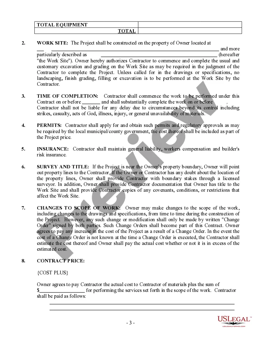 Preview Landscape Contract for Contractor