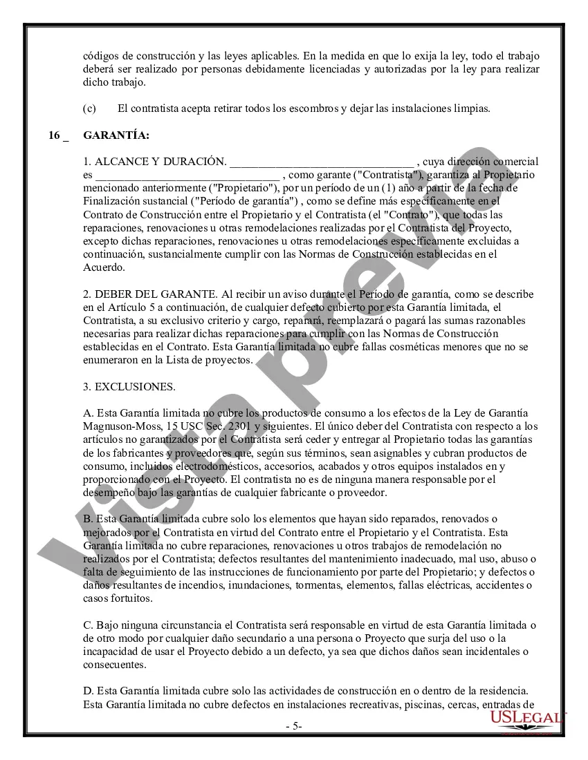 Preview Contrato de Renovación para Contratista