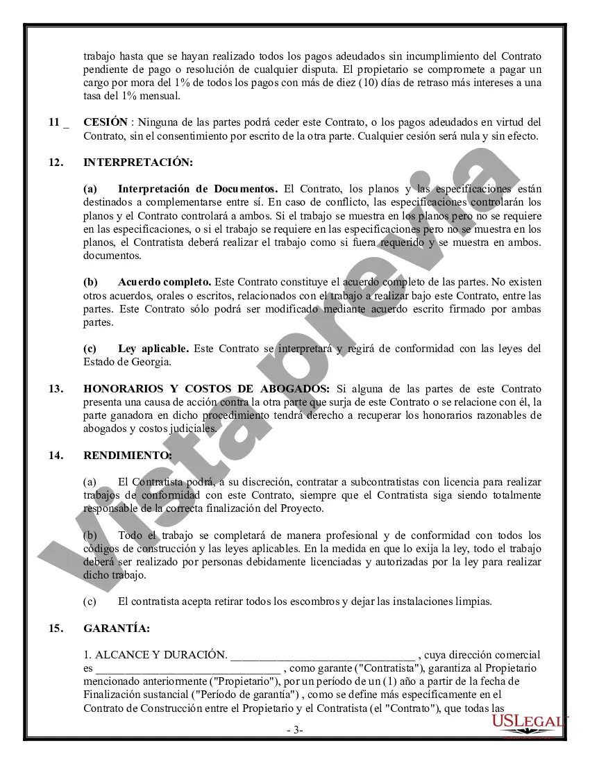 Preview Contrato de demolición para contratista