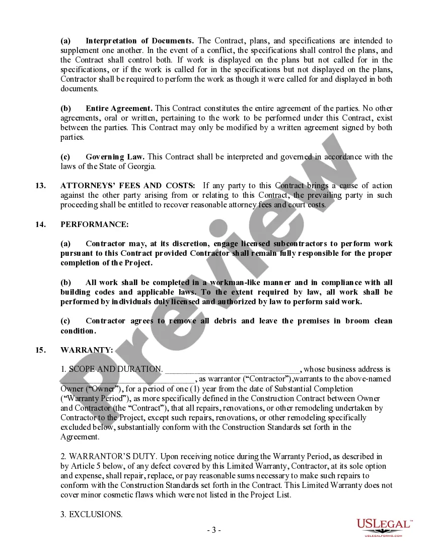 Get Demolition Contract for Contractor Preview Demolition Contract for Contractor