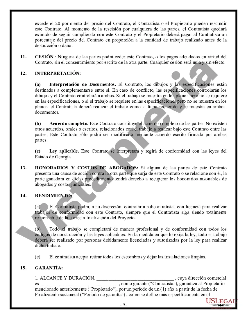 Preview Contrato marco para contratista