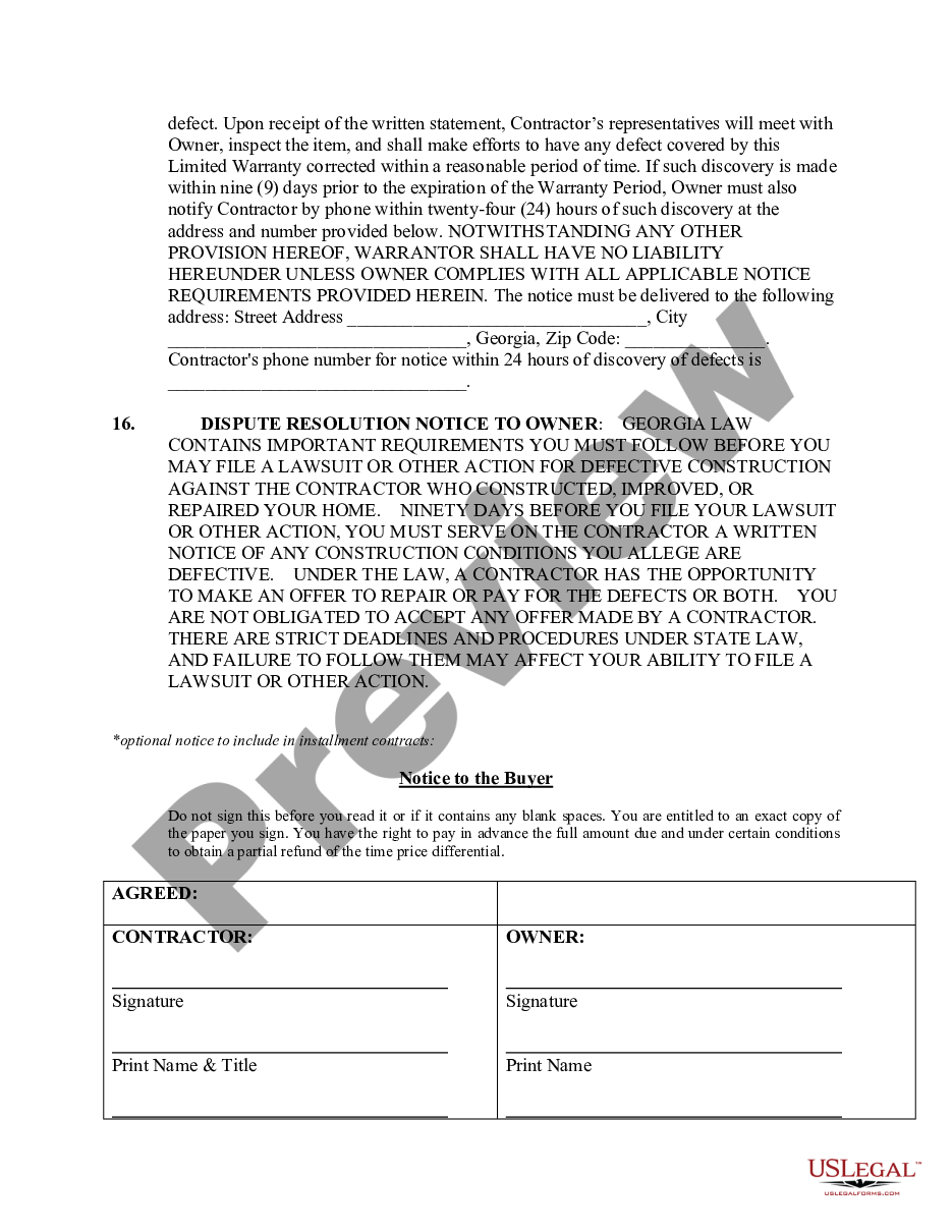 page 4 Security Contract for Contractor preview