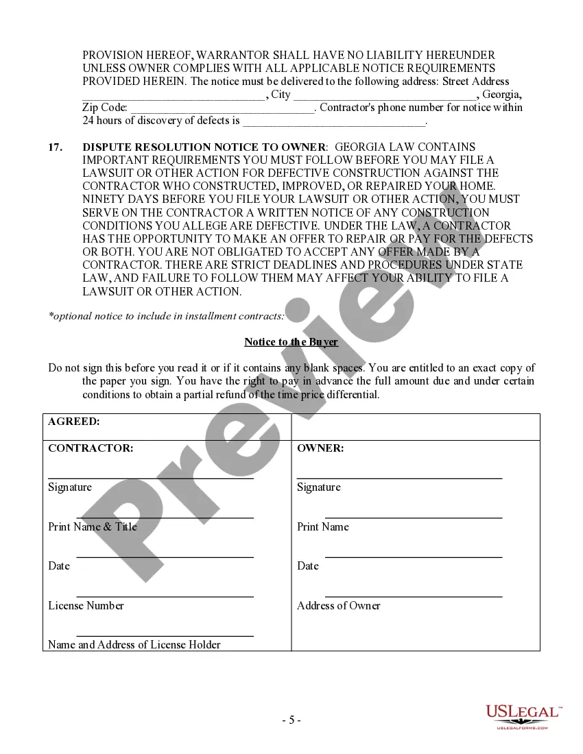 Preview Paving Contract for Contractor