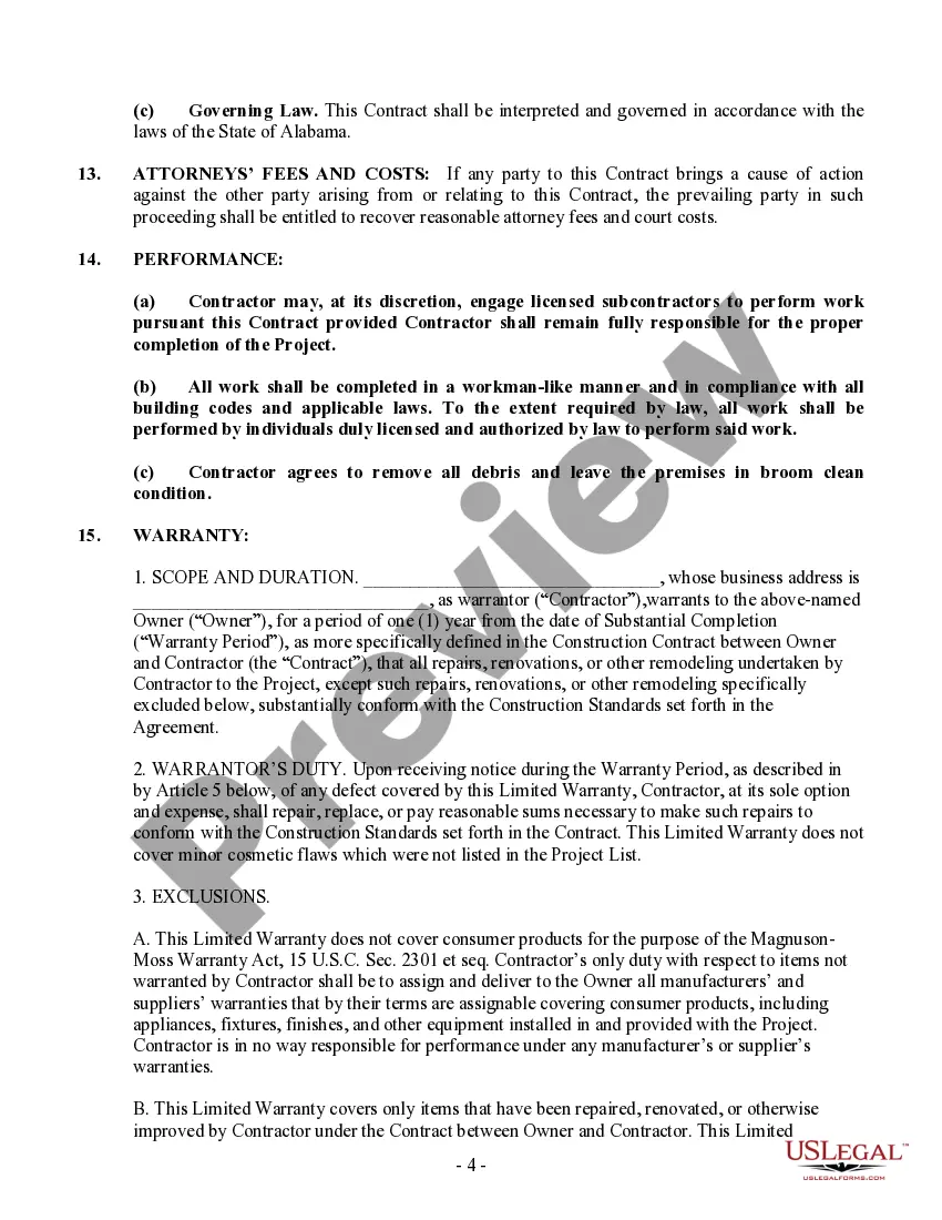 Get Siding Contract for Contractor Preview Siding Contract for Contractor