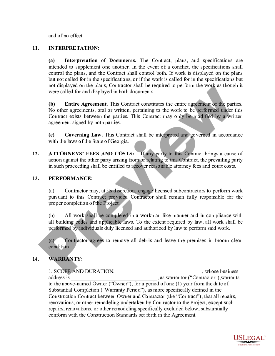 page 2 Refrigeration Contract for Contractor preview