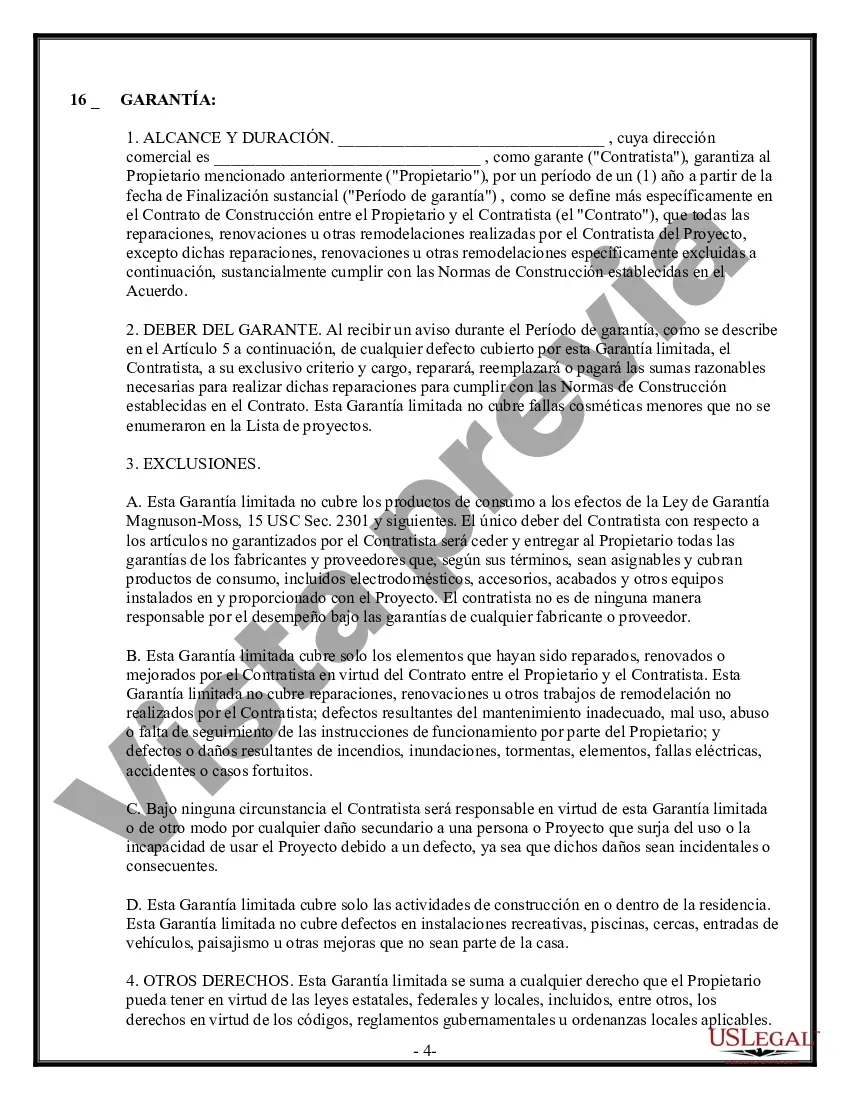 Preview Contrato de Drenaje para Contratista