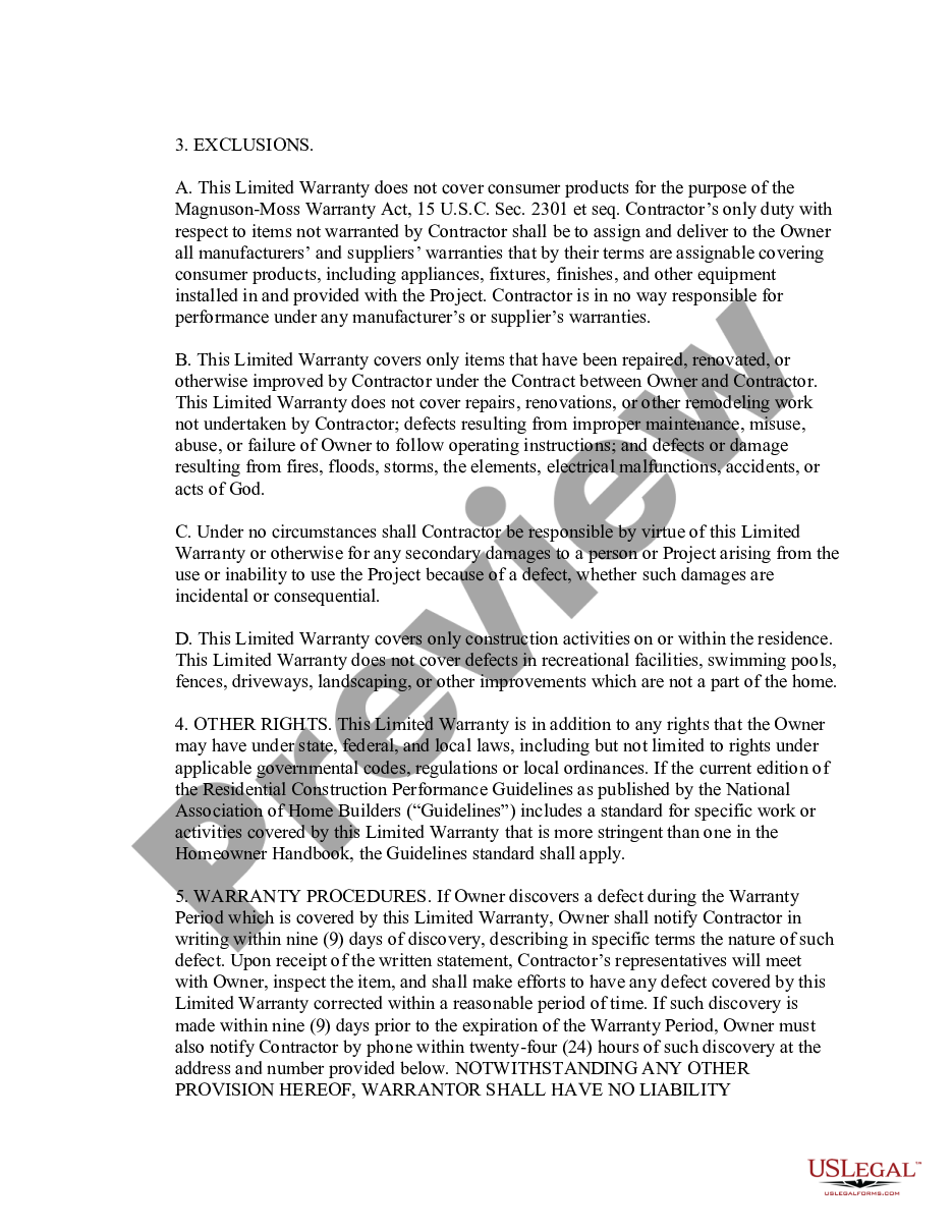 page 4 Foundation Contract for Contractor preview