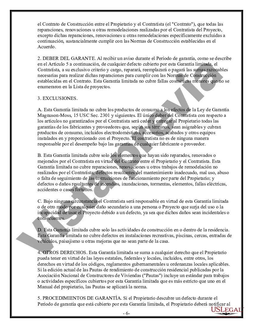 Preview Contrato de plomería para contratista
