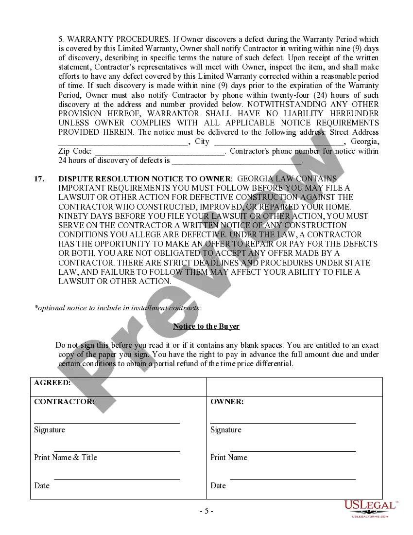 Preview Brick Mason Contract for Contractor