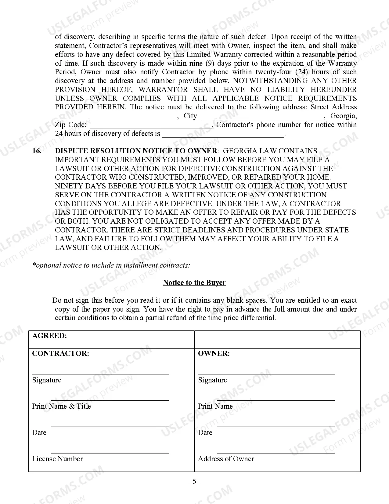 Preview Sheetrock Drywall Contract for Contractor