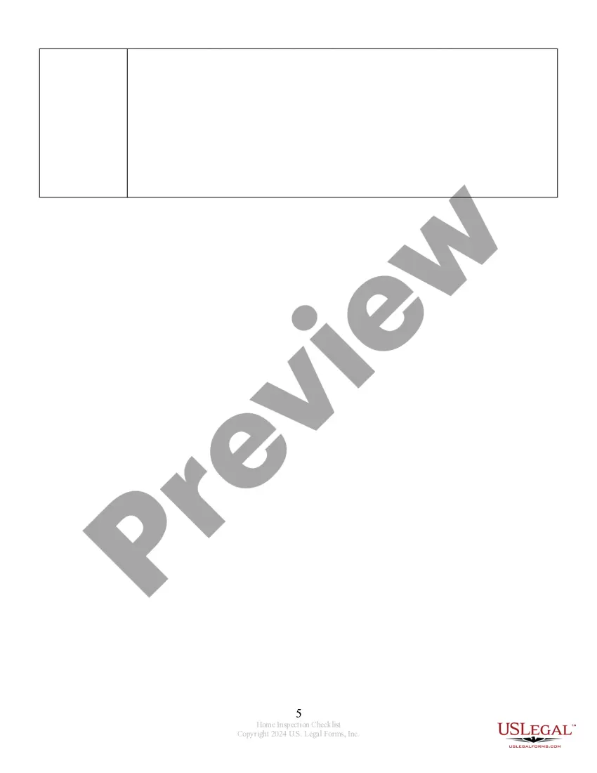 Get Buyer's Home Inspection Checklist Preview Buyer's Home Inspection Checklist