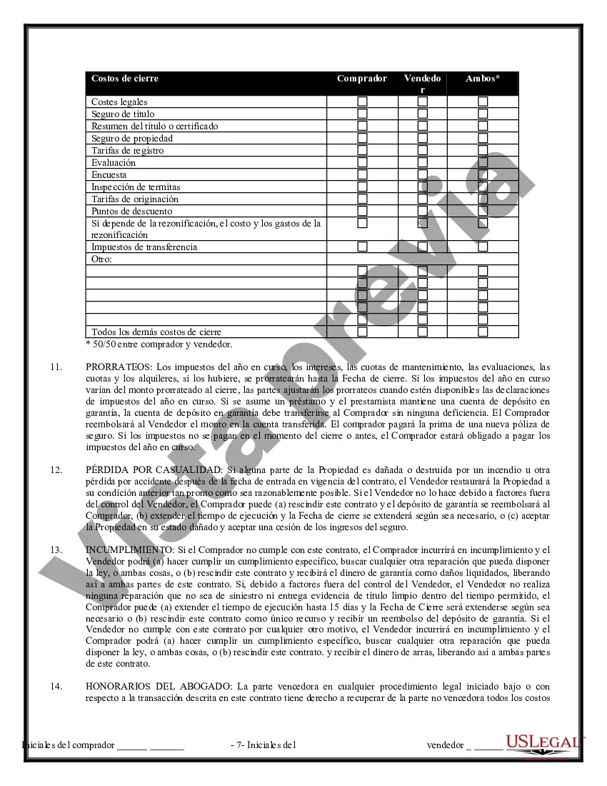 Preview Contrato de Compraventa de Bienes Inmuebles sin Corredor para Acuerdo de Venta de Casa Residencial
