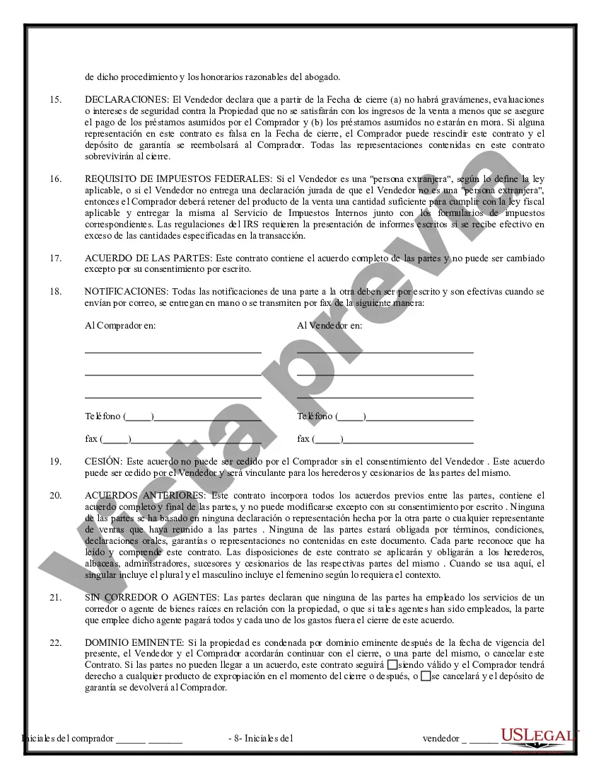 Preview Contrato de Compraventa de Bienes Inmuebles sin Corredor para Acuerdo de Venta de Casa Residencial