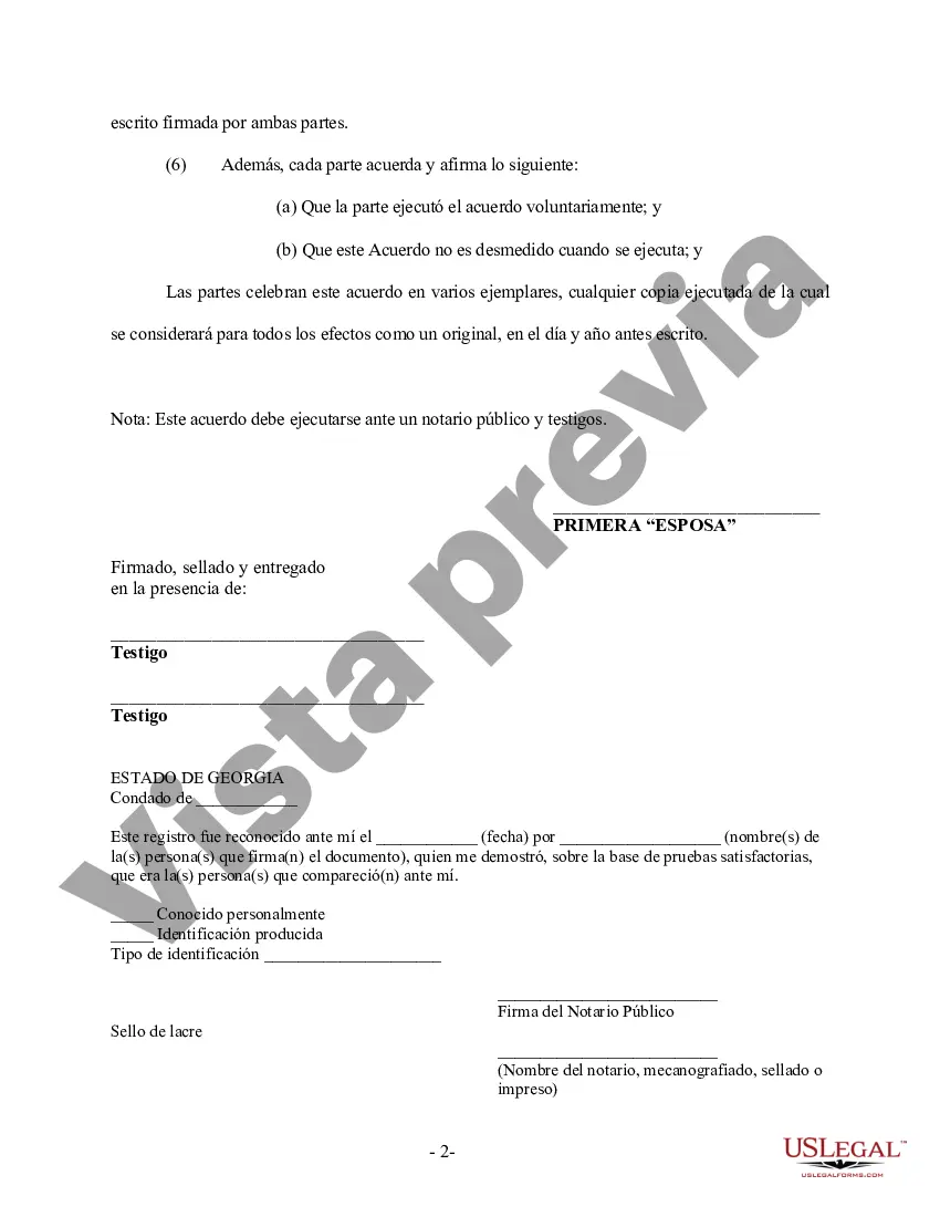 Preview Revocación del Acuerdo Prematrimonial o Prenupcial