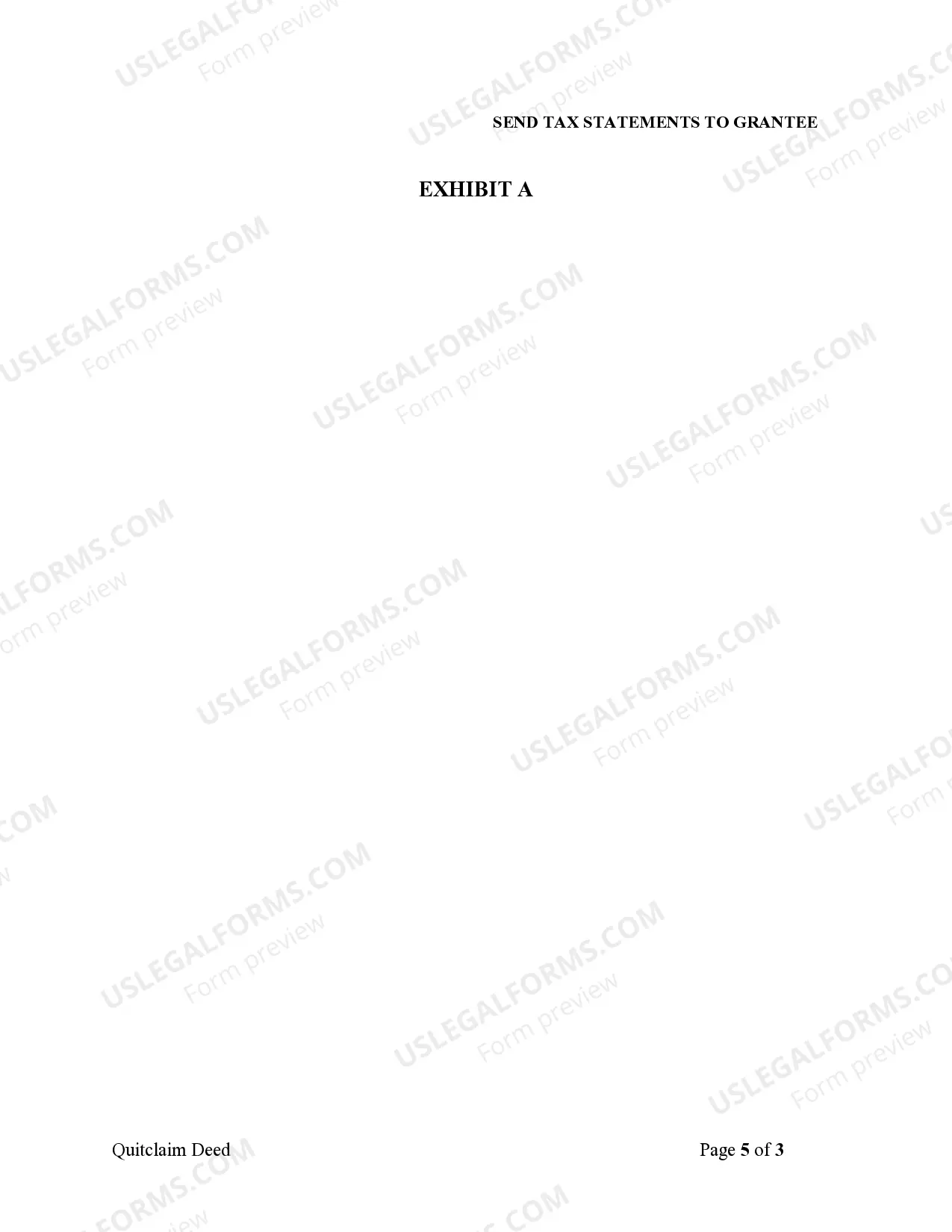 Preview Quitclaim Deed from Husband and Wife to Husband and Wife