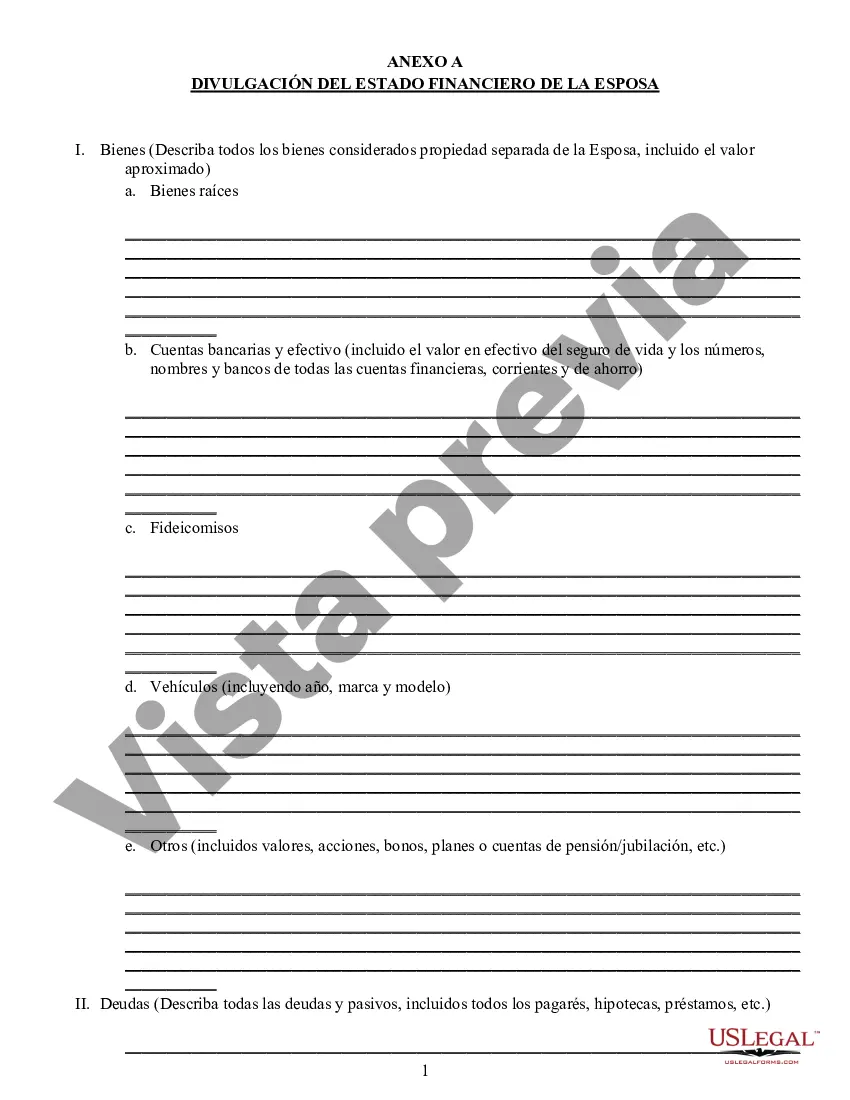 Preview Acuerdo de propiedad posnupcial - Georgia