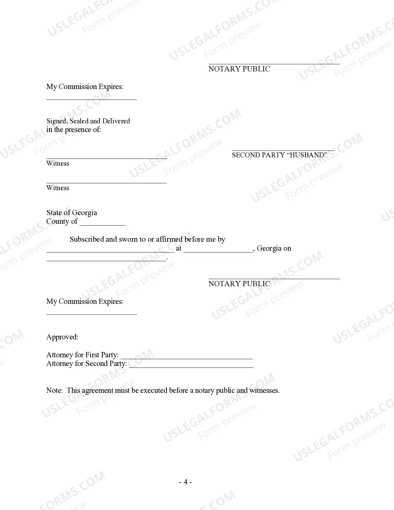 Preview Amendment to Postnuptial Property Agreement