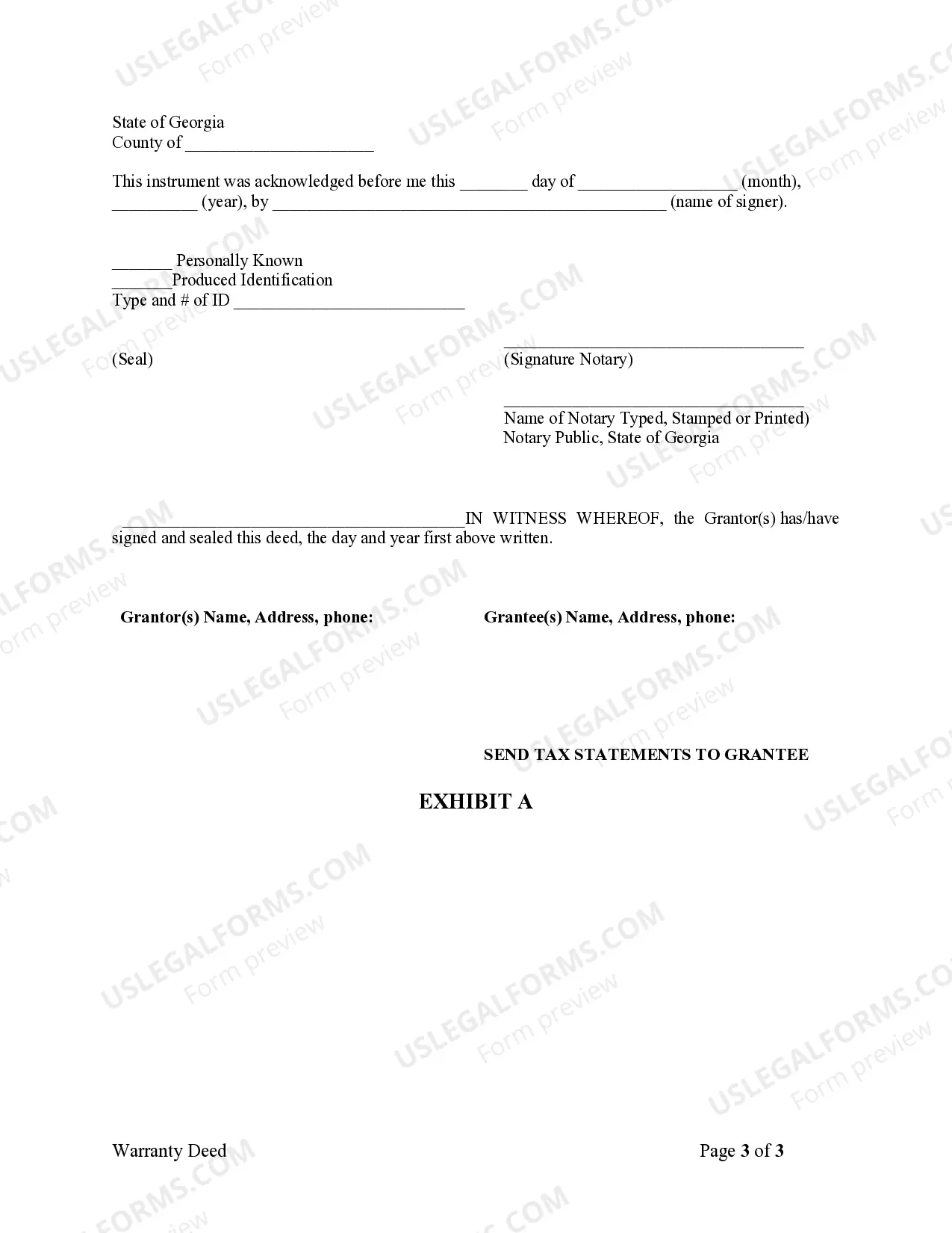 Preview Warranty Deed from Husband and Wife to an Individual