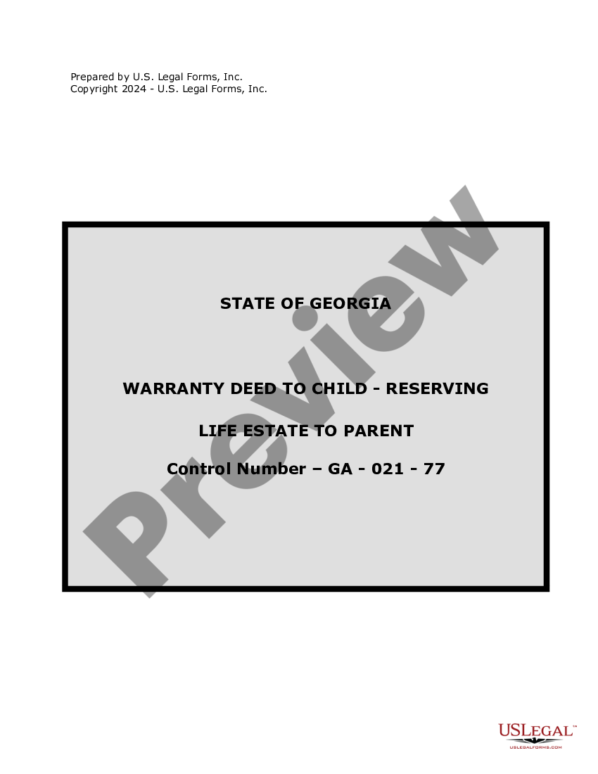 atlanta-georgia-warranty-deed-to-child-reserving-a-life-estate-in-the